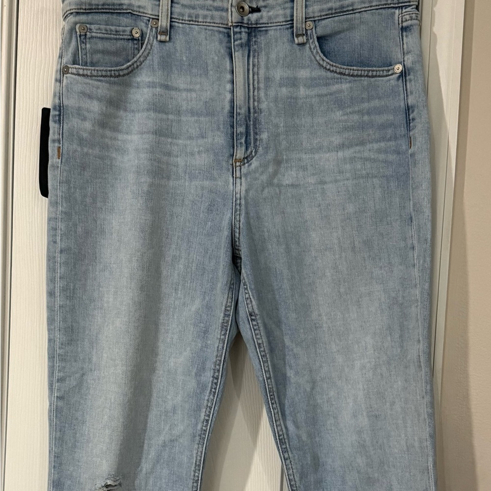 Light Blue Distressed Women's Jeans